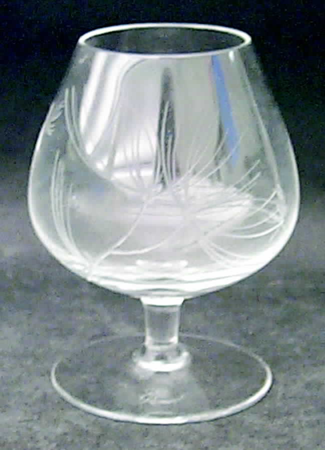 Pine Needles (Stem #430) Brandy Glass by Rosenthal-1