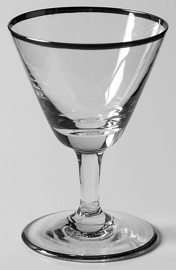 Platinum Band Cordial Glass by Rosenthal-1