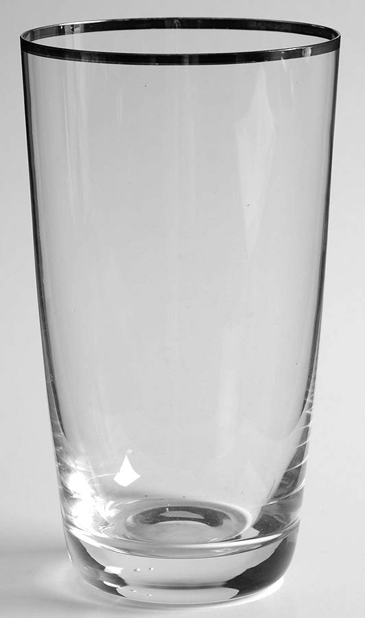 Platinum Band 10 Oz Flat Tumbler by Rosenthal-1