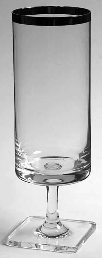 Platinum Band (Stem #3200) Water Goblet by Rosenthal-1