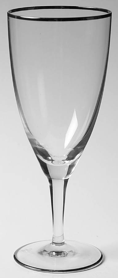 Platinum Band Water Goblet by Rosenthal-1