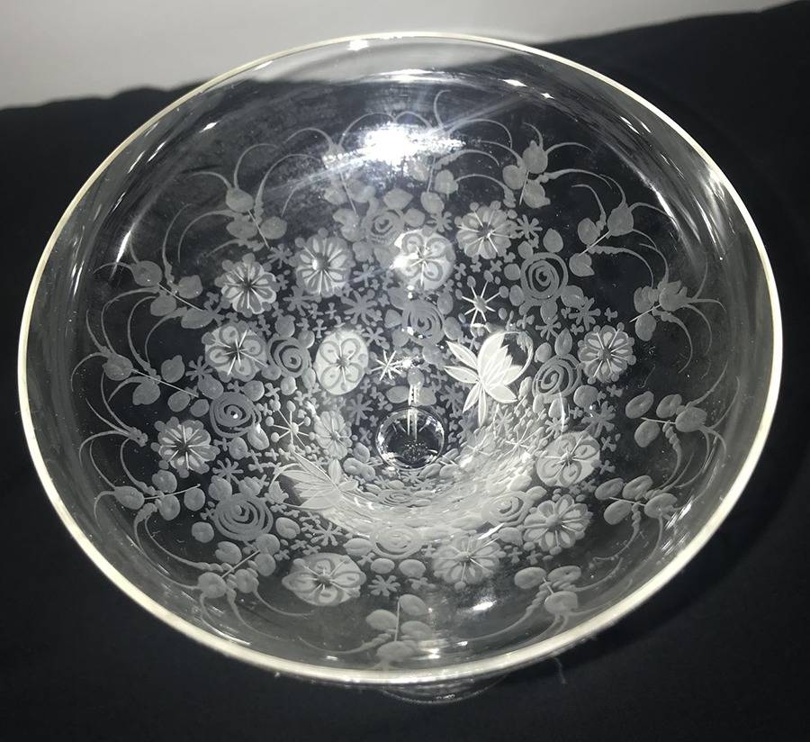 Romance Bouquet Water Goblet by Rosenthal-1