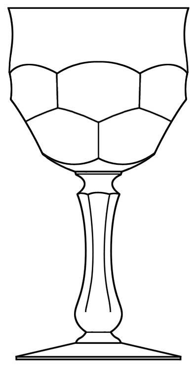 Saratoga Water Goblet by Rosenthal-1