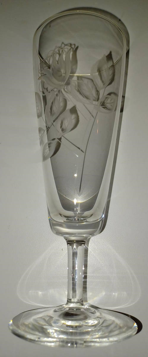SHADOW ROSE (STEM 2000) Fluted Champagne by Rosenthal-1