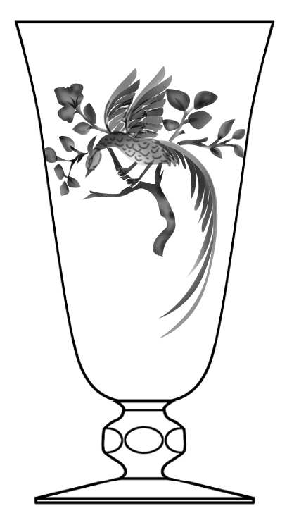 Tropicana Water Goblet by Rosenthal-1
