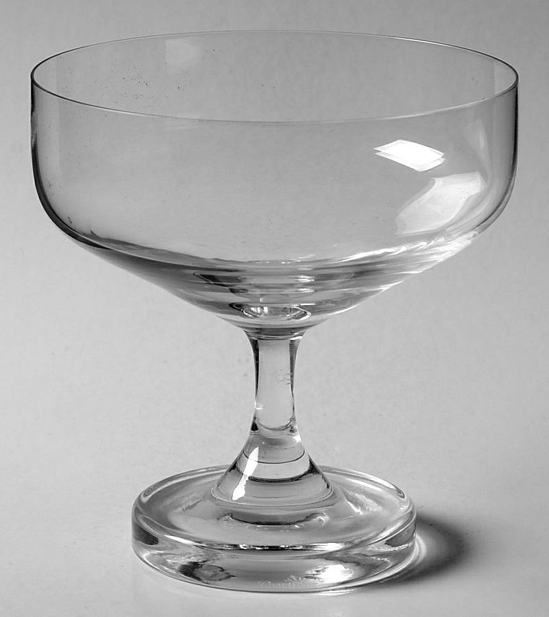 Variation (Clear Bowl & Stem) Champagne/Tall Sherbet by Rosenthal-1