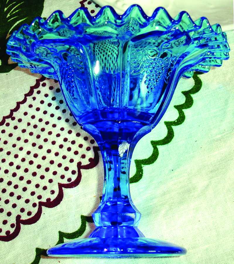 Grape Cobalt Blue Peanut Compote by Red Cliff-1