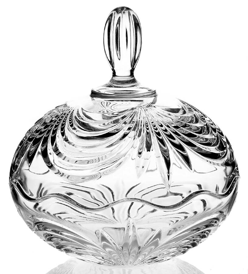 Aurea Candy Dish & Lid by Royal Crystal Rock-1