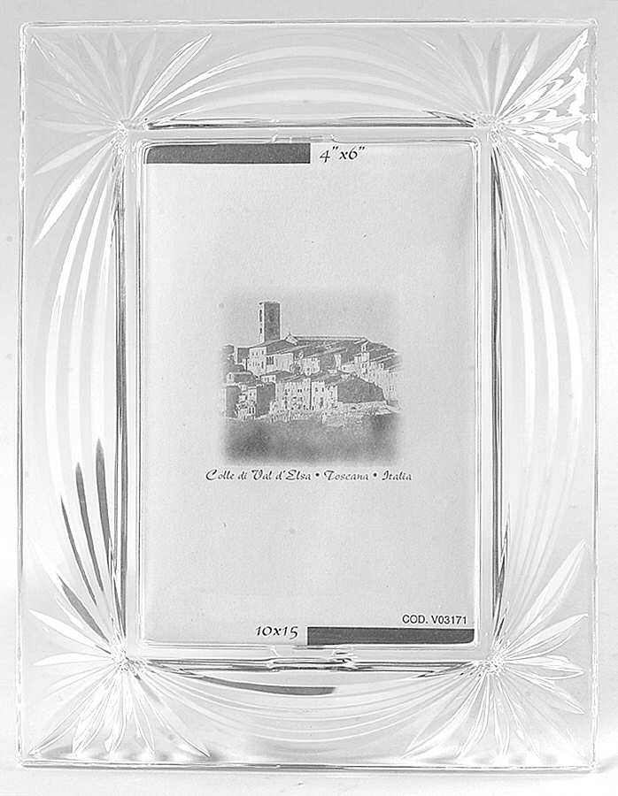 Aurea Frame-Holds 4" X 6" Photo by Royal Crystal Rock-1