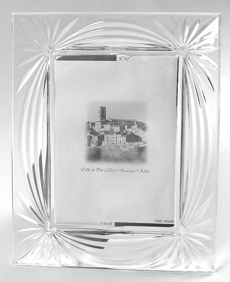 Aurea Frame-Holds 5" X 7" Photo by Royal Crystal Rock-1