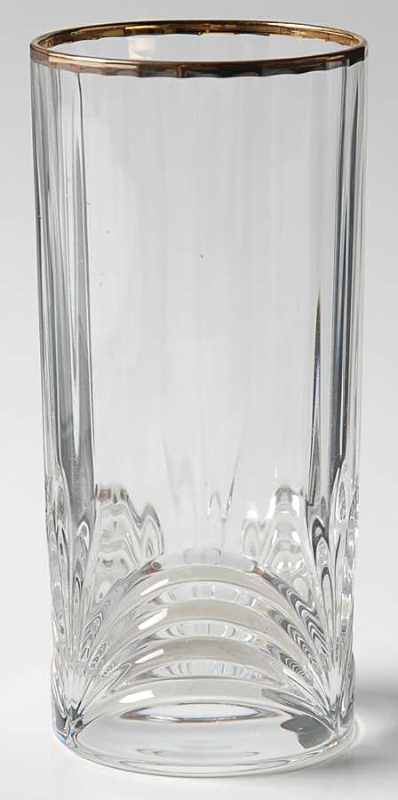 Aurea Gold Highball Glass by Royal Crystal Rock-1