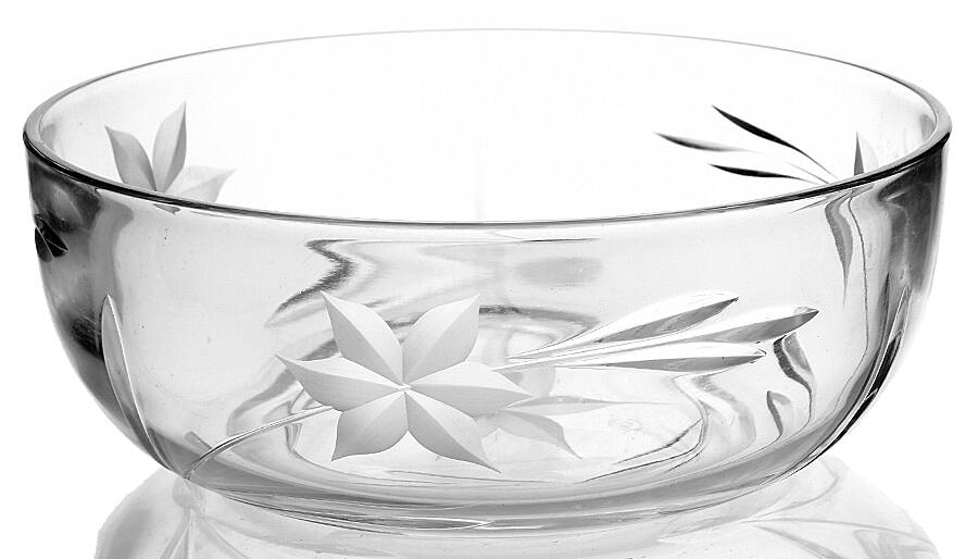 Edelweiss 8" Round Bowl by Royal Crystal Rock-1