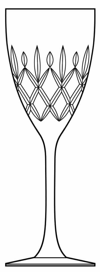 Fox Water Goblet by Royal Crystal Rock-1
