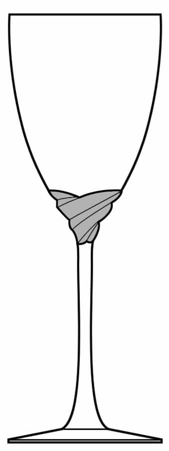 Gemma Water Goblet by Royal Crystal Rock-1