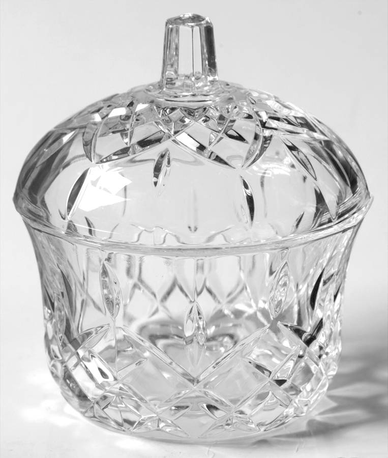 Opera Sugar Bowl & Lid by Royal Crystal Rock-1
