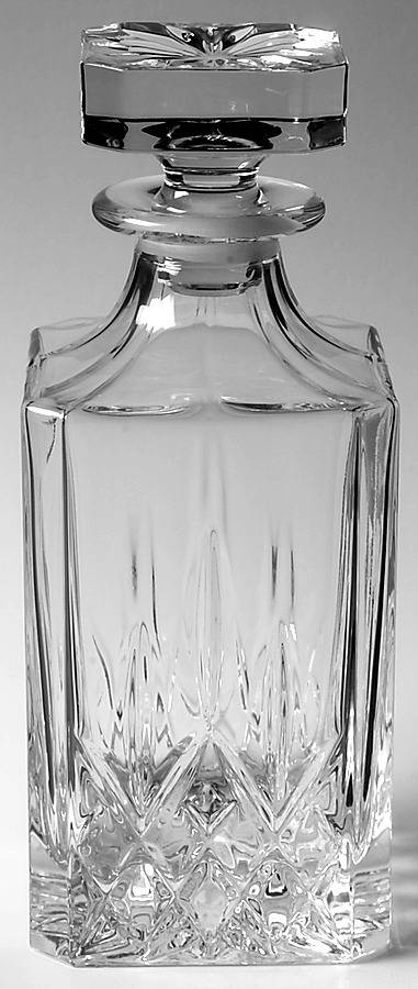 Opera Square Decanter & Stopper by Royal Crystal Rock-1
