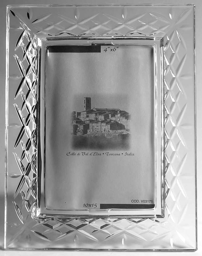 Opera Frame-Holds 4" X 6" Photo by Royal Crystal Rock-1