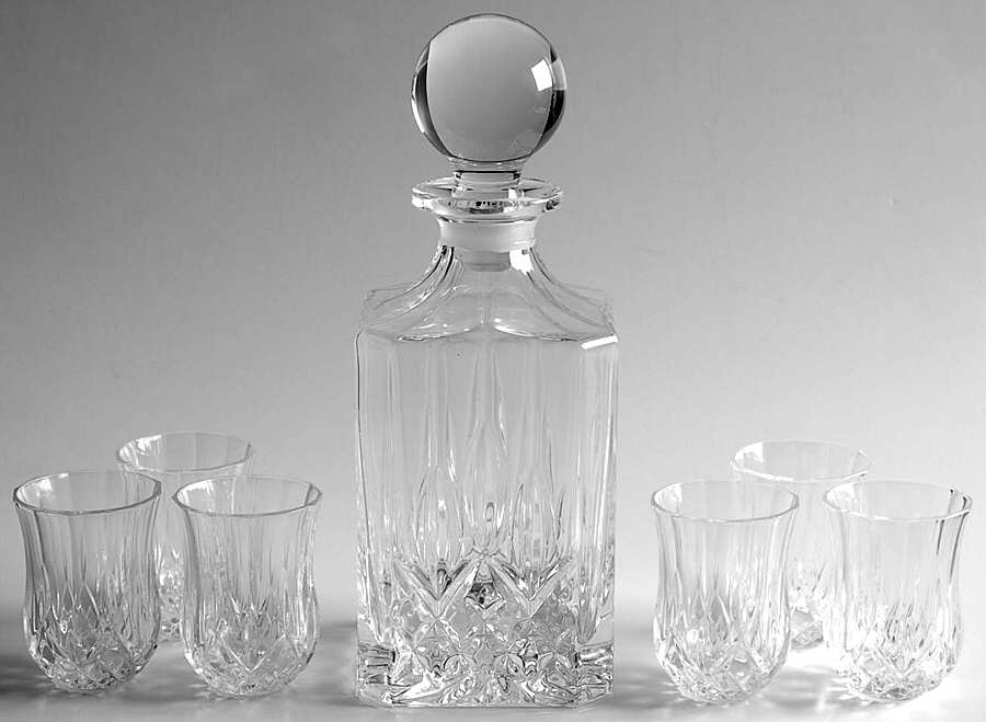 Opera (8 Piece) Liqueur Set by Royal Crystal Rock-1