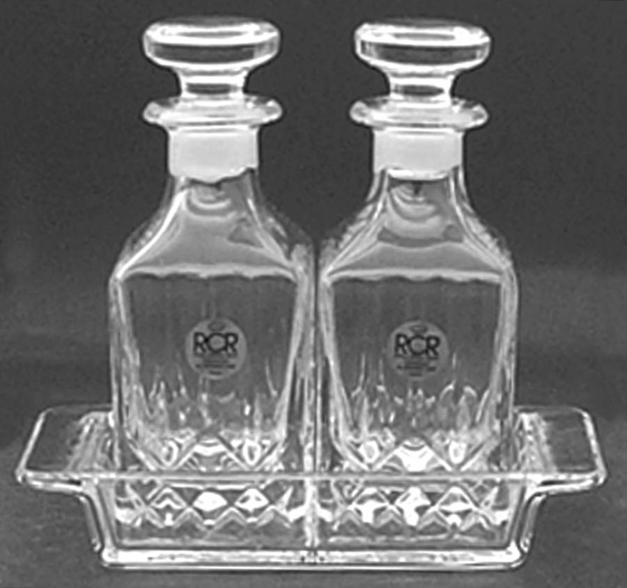 Opera (3 Piece) Cruet Set-Stand by Royal Crystal Rock-1