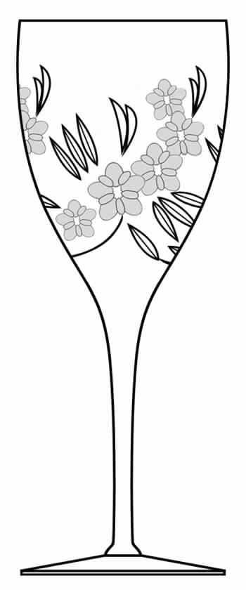 Bouquet Water Goblet by Royal Doulton-1