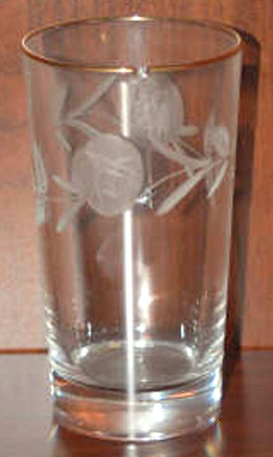 Country Rose Gold Flat Tumbler by Royal Doulton-1