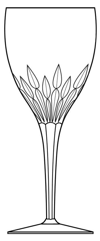 Harmony Water Goblet by Royal Doulton-1