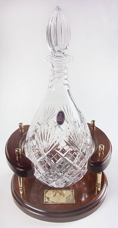 Juno Presentation Decanter with Stand by Royal Doulton-1