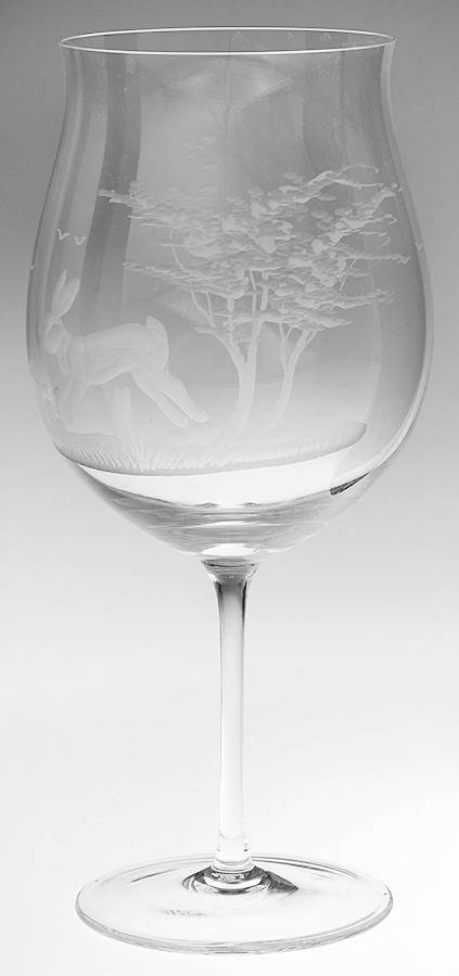 Hunt Scene Oversize Goblet by Riedel Crystal-1