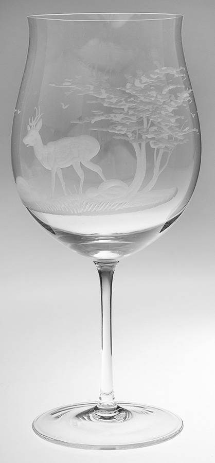 Hunt Scene Oversize Goblet by Riedel Crystal-1