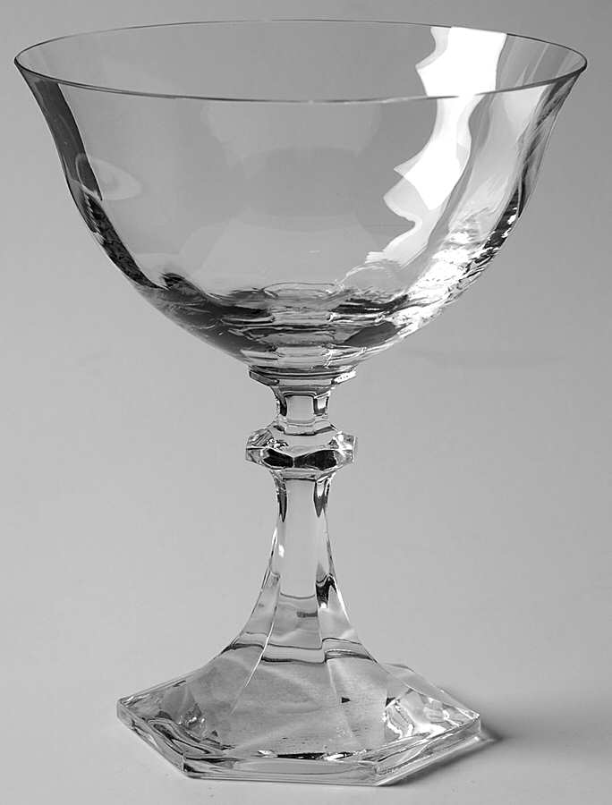 Laudon Optic Champagne/Tall Sherbet by Riedel Crystal-1
