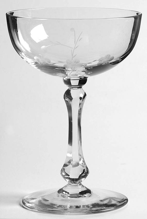 Geisha (Cut) Champagne/Tall Sherbet by Reizart-1