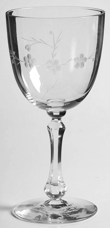 Geisha (Cut) Water Goblet by Reizart-1