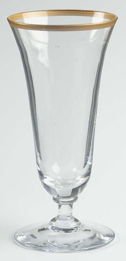 Tuxedo Clear (Gold Band) Juice Glass by Reizart-1