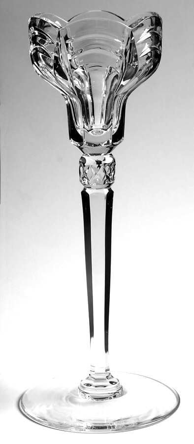 Aristocrat (Cut) Tall Single Light Candlestick by Rogaska-1