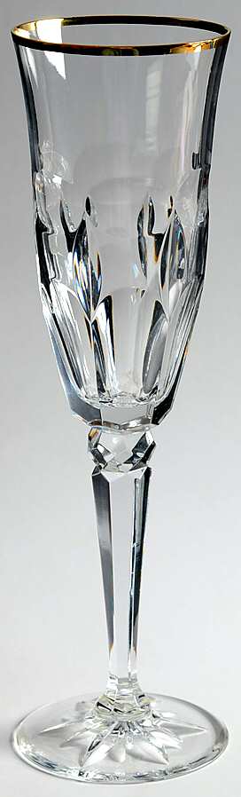 Barrington Gold Fluted Champagne by Rogaska-1