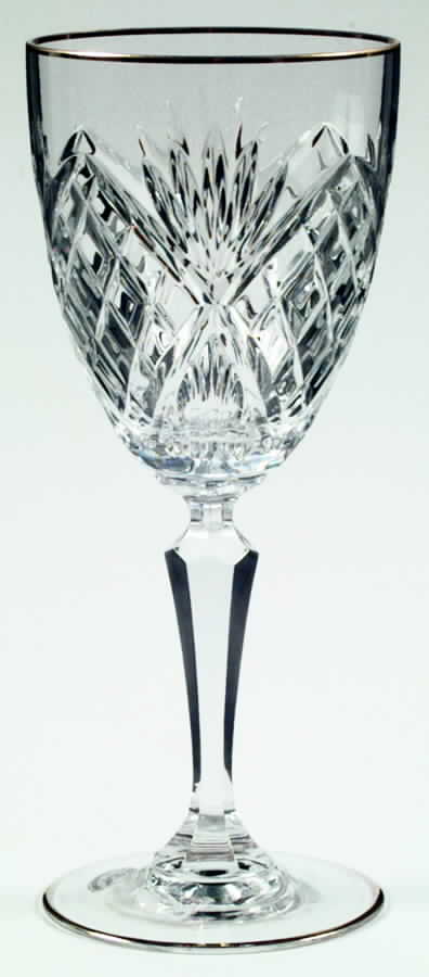 Chatham Gold Water Goblet by Rogaska-1
