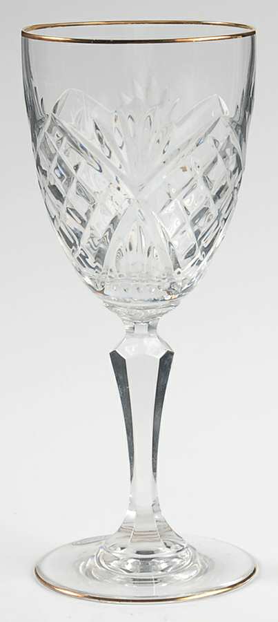 Chatham Gold Wine Glass by Rogaska-1