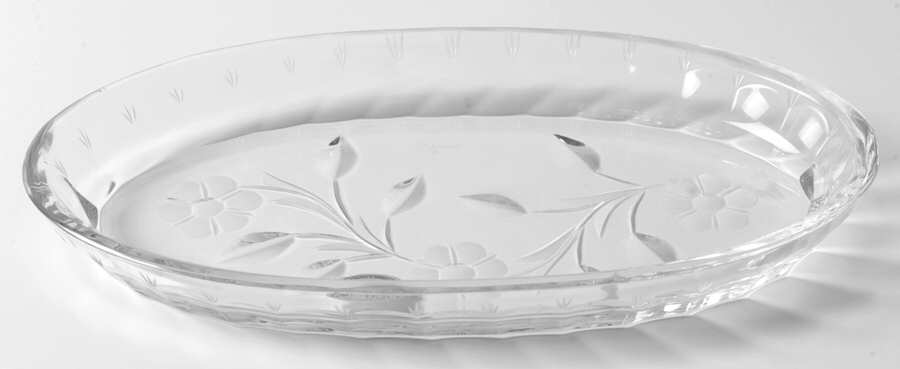 Country Garden Oval Tray by Rogaska-1