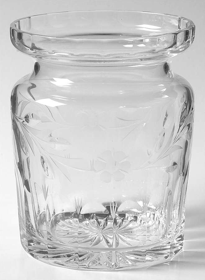 Country Garden Biscuit Barrel No Lid by Rogaska-1