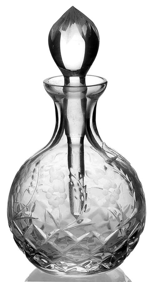 Gallia Round Perfume Bottle & Stopper by Rogaska-1
