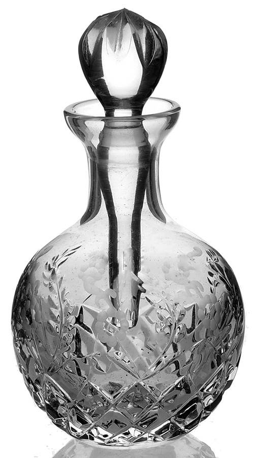 Gallia Round Perfume Bottle & Stopper by Rogaska-1