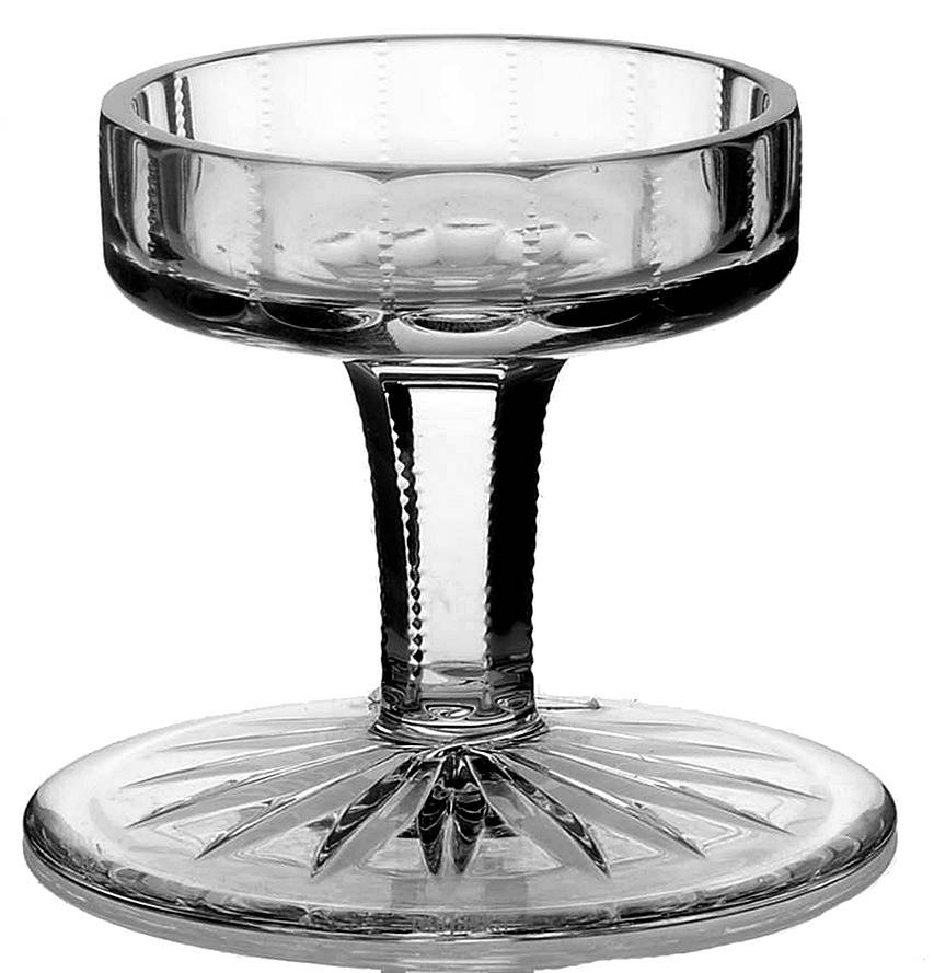 Gallia Hurricane Lamp No Globe by Rogaska-1