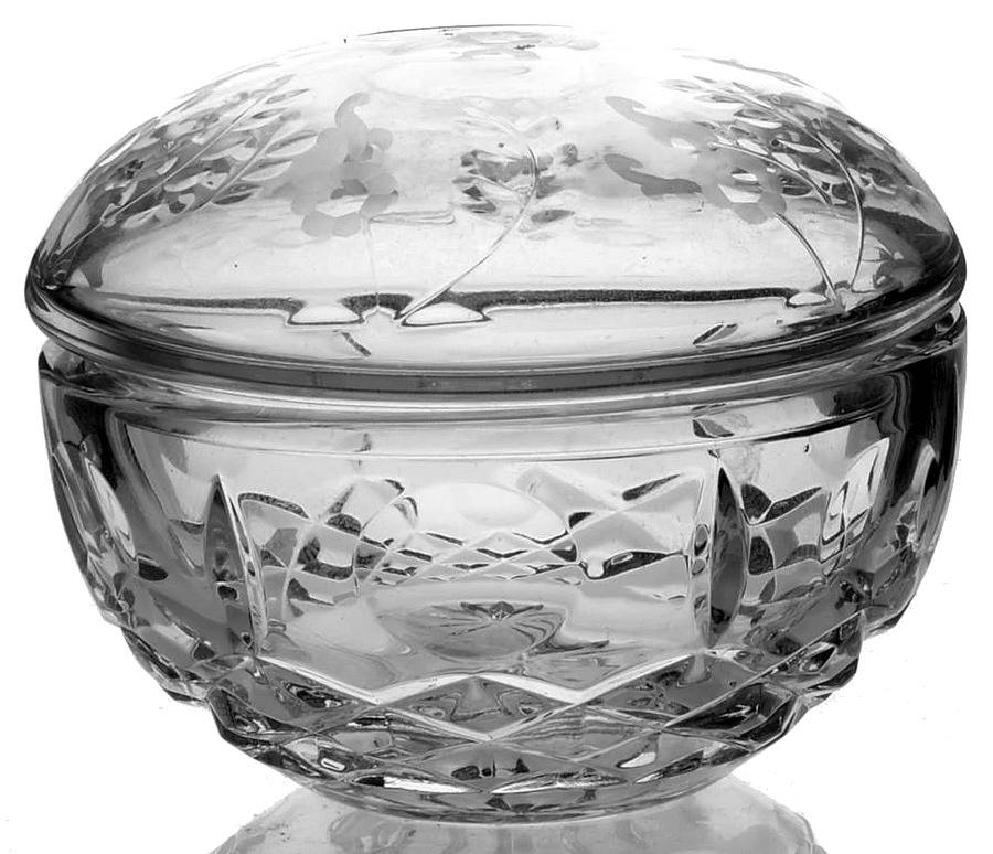 Gallia Round Box & Lid by Rogaska-1