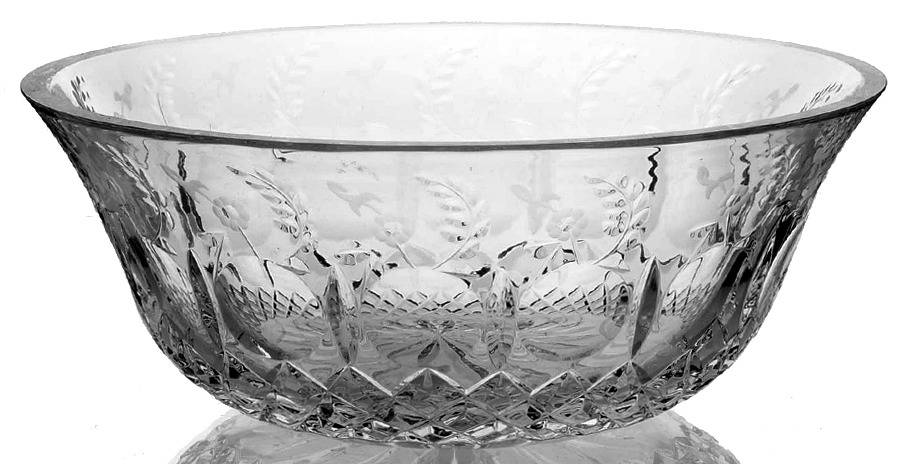 Gallia 9" Round Bowl by Rogaska-1