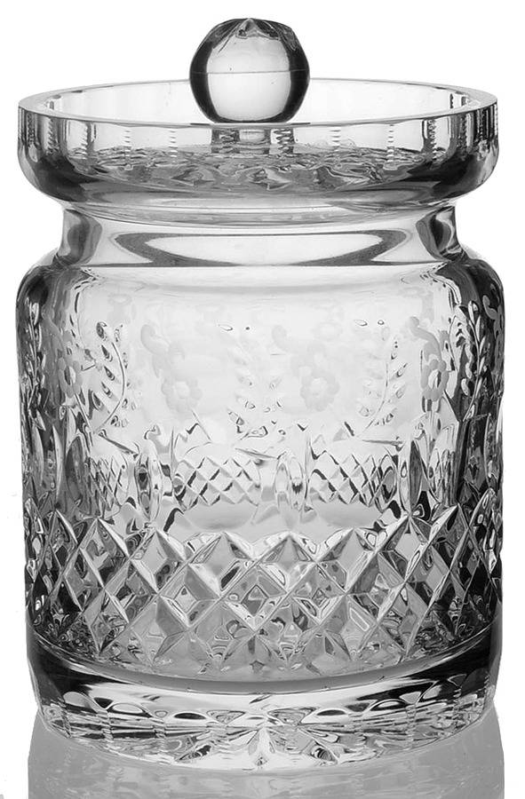 Gallia Biscuit Barrel & Lid by Rogaska-1