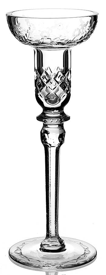 Gallia 10" Tall Single Light Candlestick by Rogaska-1