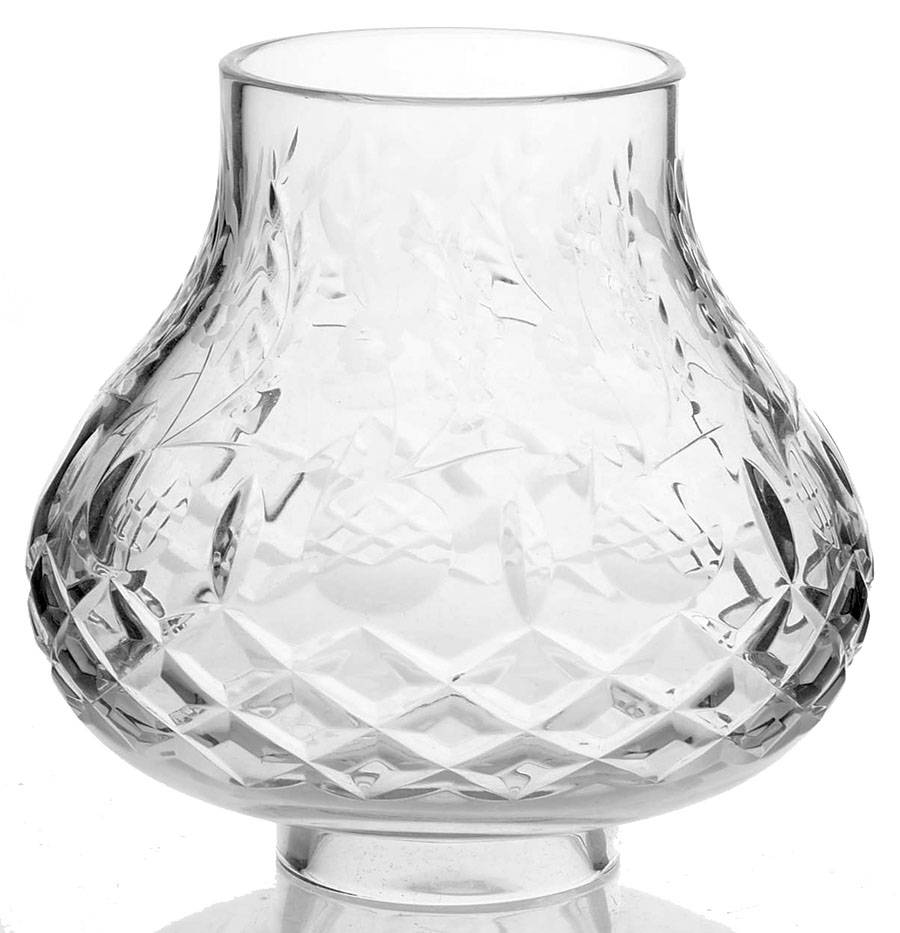 Gallia Candle Lamp-Chimney Only (2 Pc) by Rogaska-1