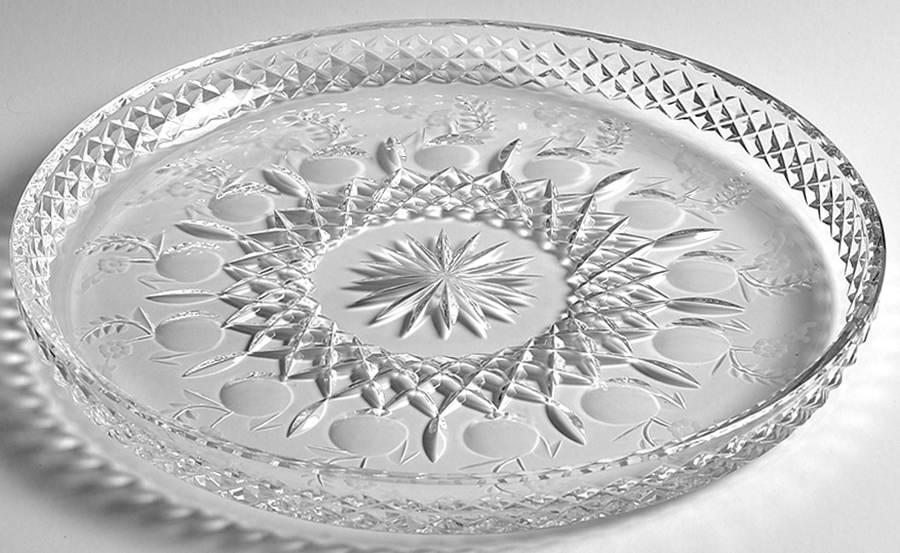Gallia 12" Round Platter by Rogaska-1