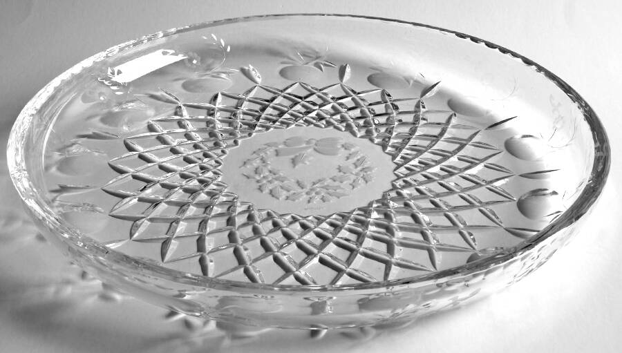 Gallia 12" Round Tray by Rogaska-1
