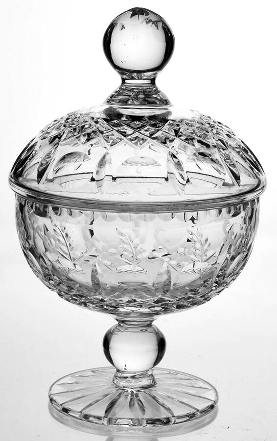 Gallia Footed Candy Dish & Lid by Rogaska-1